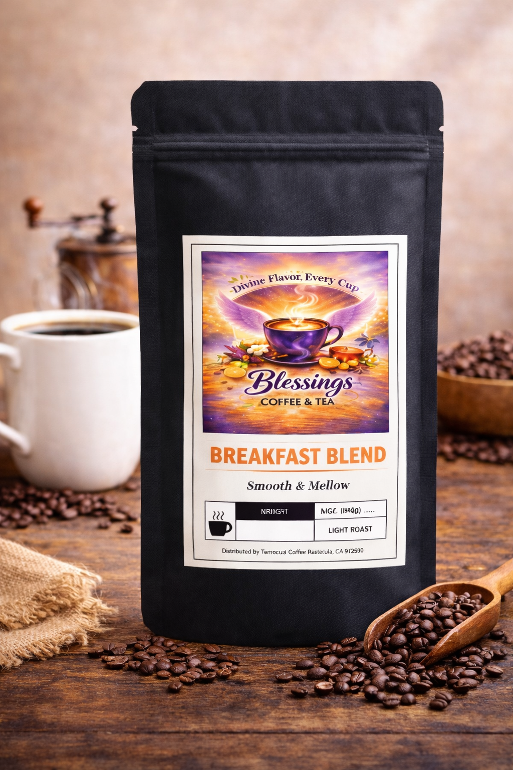 Breakfast Blend – Light Roast Blessings Coffee & Tea